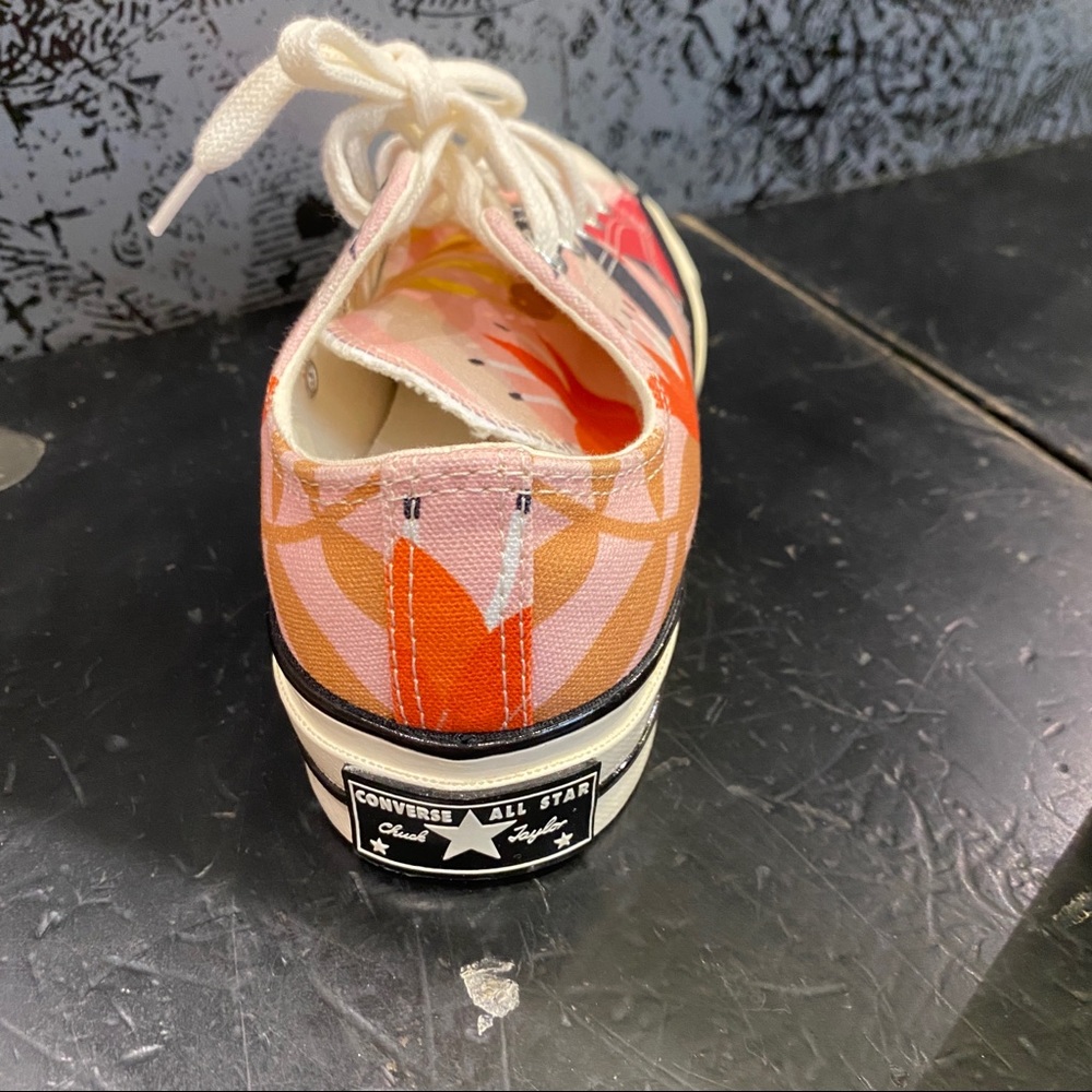 NWT Converse Chuck 70 Orange Vintage Floral - Picture 2 of 6